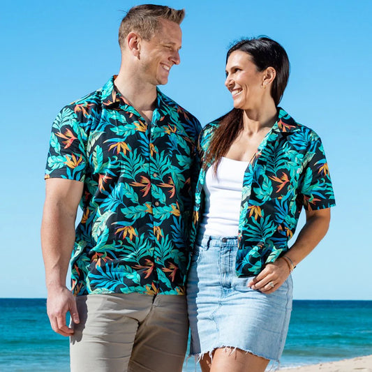 Men's and Women's Stylish Hawaiian Shirts Outfit Ideas