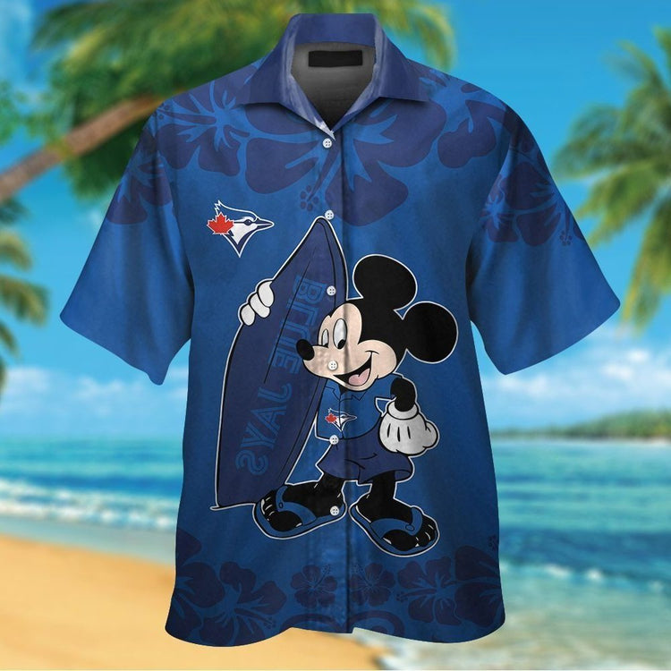 Stylish Mickey Mouse printed Disney Hawaiian shirt