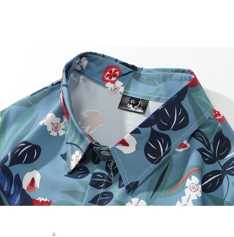 Women's Hawaiian Style Loose Thin Top Shirt