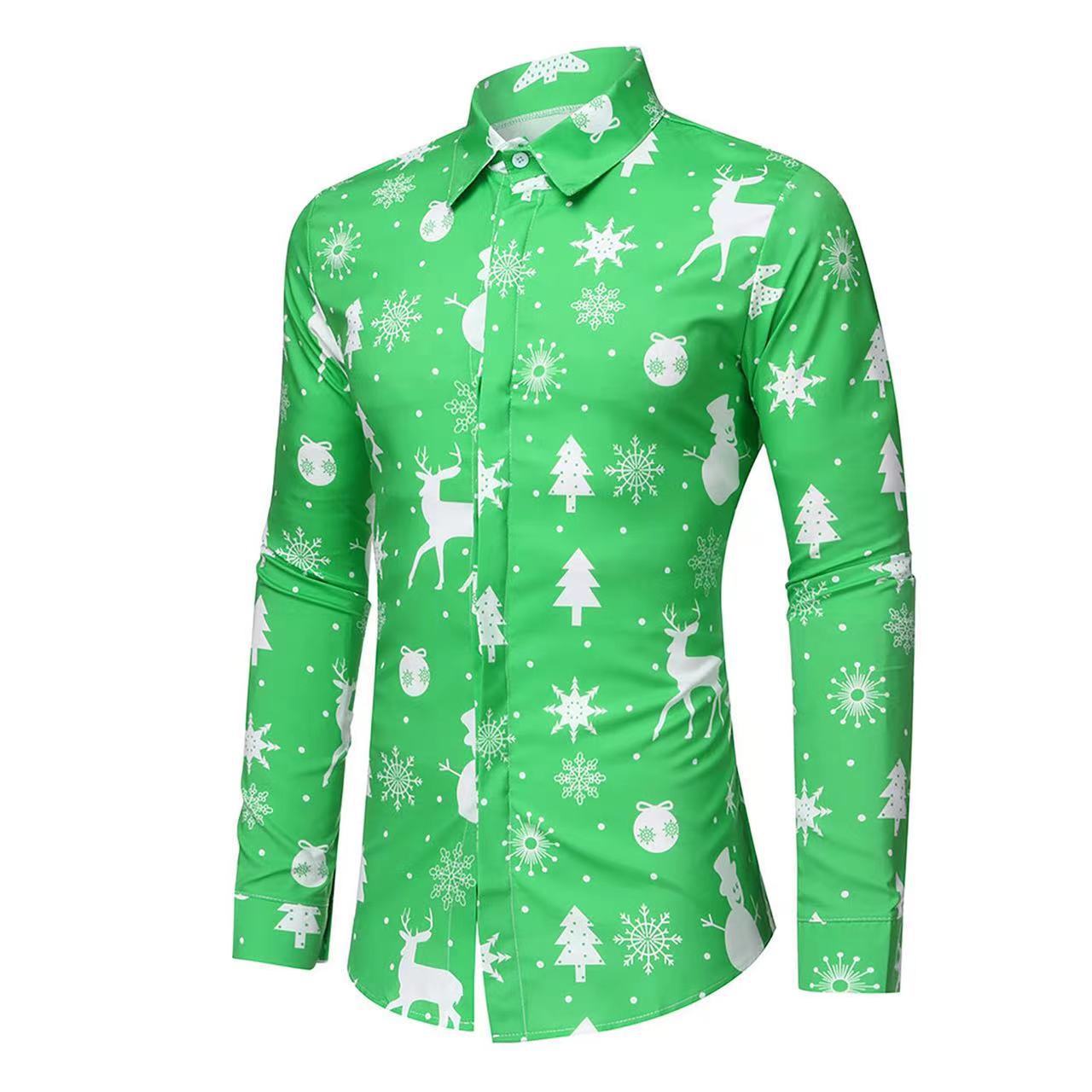 Sleigh Bells & Palm Trees (Long Sleeves!): Embrace the holiday spirit with a quirky Hawaiian shirt that blends Christmas themes with a tropical vibe.