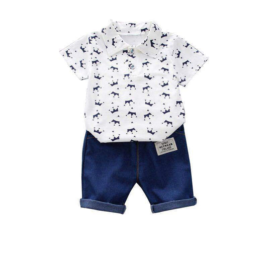 Children's Summer Polo Suit: Short-Sleeve Shirt and Shorts