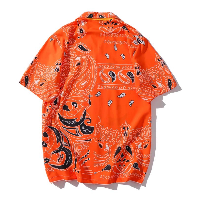 Boy's Lightweight Digital Printed Beach Style Hawaiian Shirt