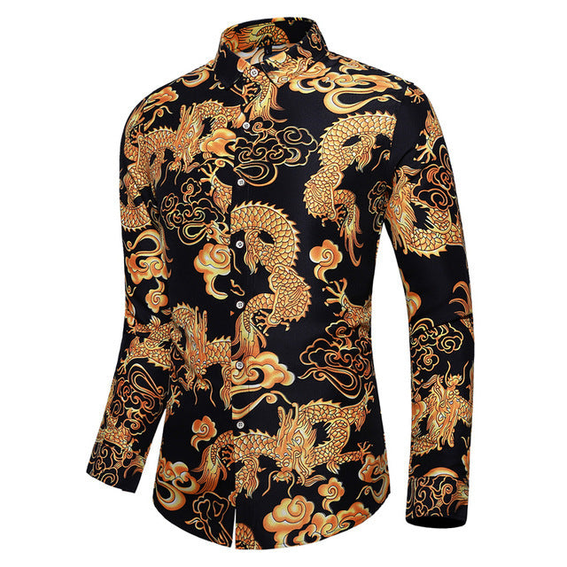 Men's Long-Sleeve Hawaiian Shirt (Classic Design). Elevate your everyday style with a timeless Hawaiian print and long sleevesLong-Sleeve Comfort: Men's Classic Hawaiian Shirt. Iconic prints and a relaxed fit in our comfortable Hawaiian shirts.(