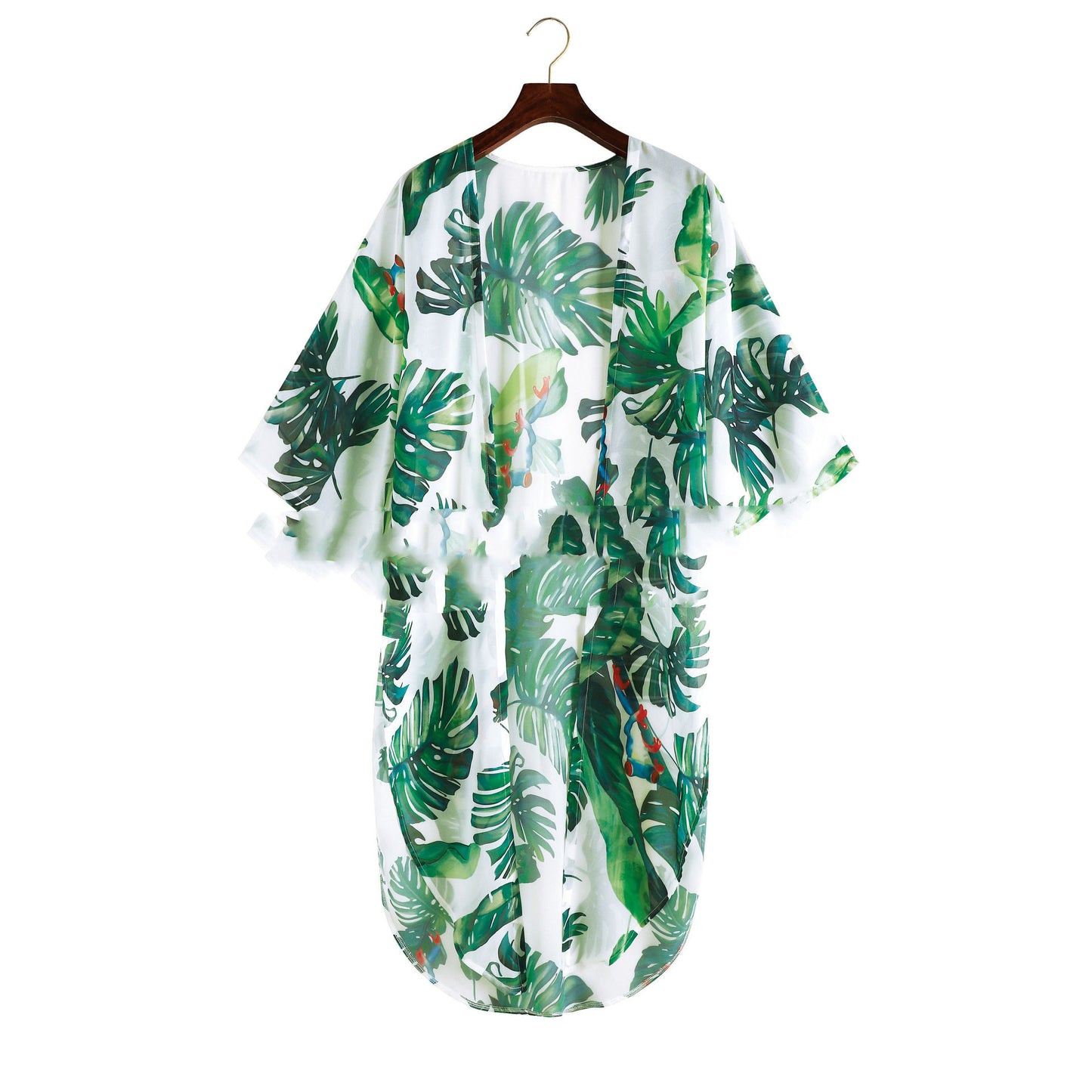 Beach Ready & Light: This chiffon Hawaiian shirt adds a touch of breezy island style to your summer look.
