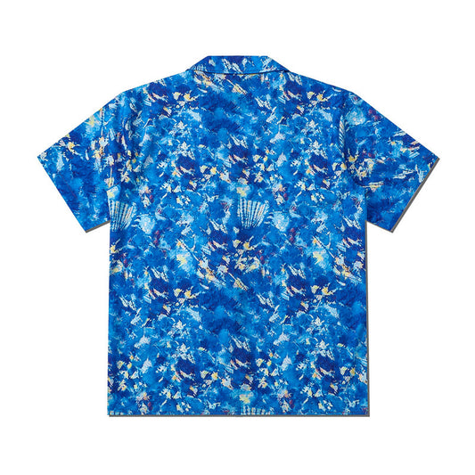 European And American High Street Hawaiian Flower Shirt