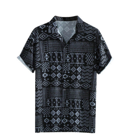 Hawaiian Men's Shirt Printed Casual Shirt Men Summer Loose