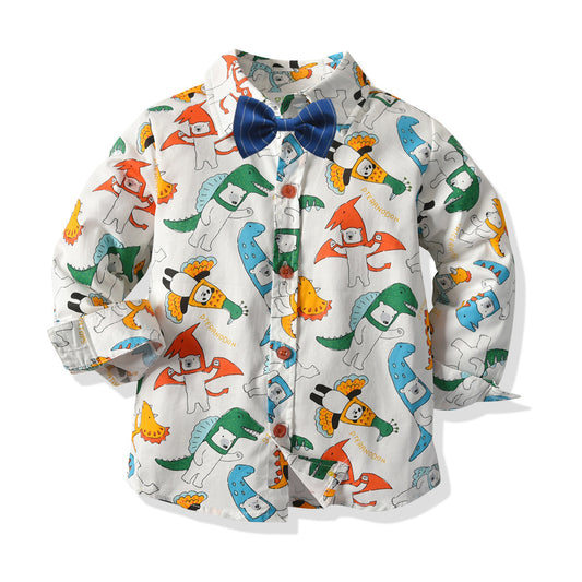 Soft cotton, long-sleeve undershirt for kids, perfect for layering