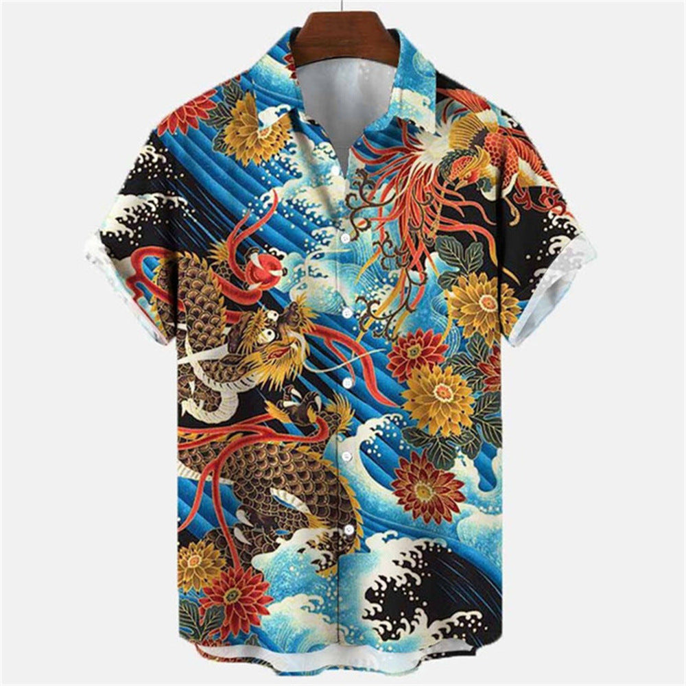 3D Myth Retro Animal Hawaiian Shirt