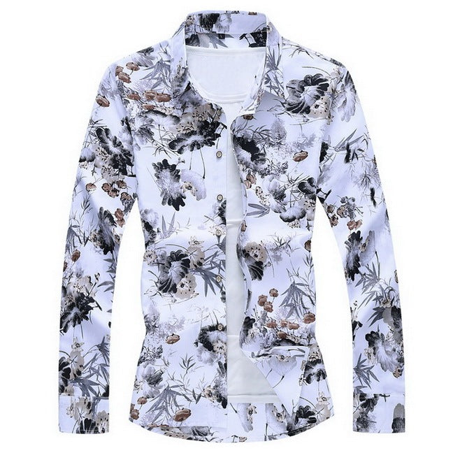Beyond the Ordinary: Men's Long Sleeve Shirts (Uncommon Floral Designs). Stand out from the crowd with our collection of unique floral prints on comfortable long-sleeve shirts. 