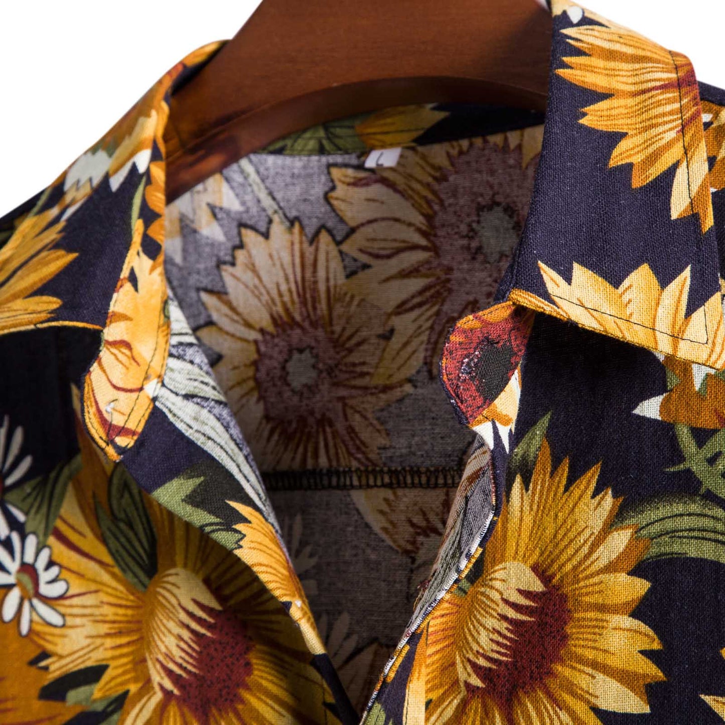 Flower Shirt Male Hawaiian Style Loose Casual Printed Shirt Foreign Trade Men's Short-sleeved Shirt Beach Vacation Top
