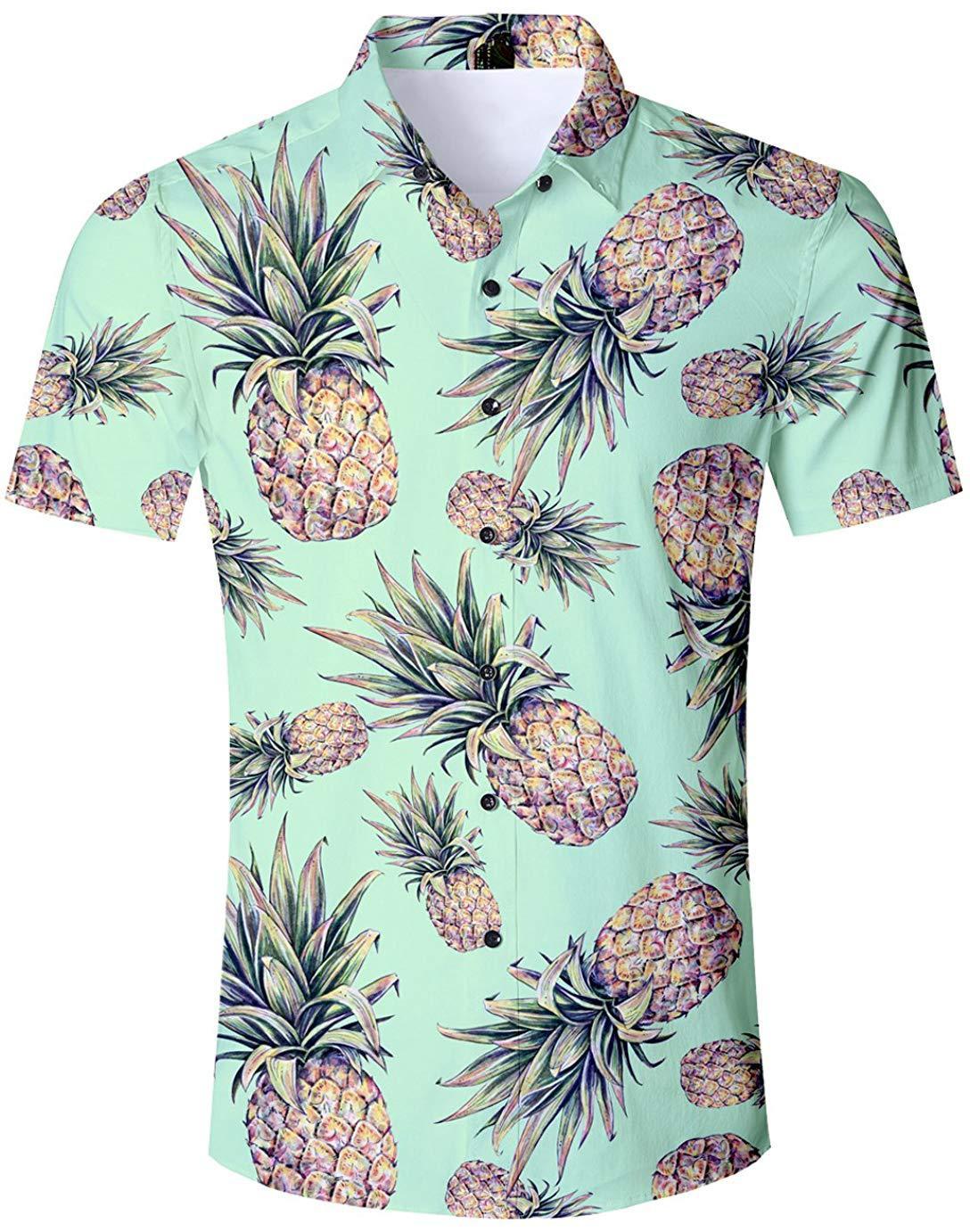 Men's Casual Shirts 3D Hawaiian Tropical Fashion