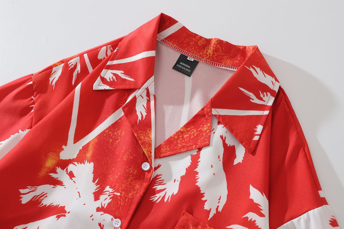 Hawaiian Summer Thin Loose Short Sleeve Floral Shirt