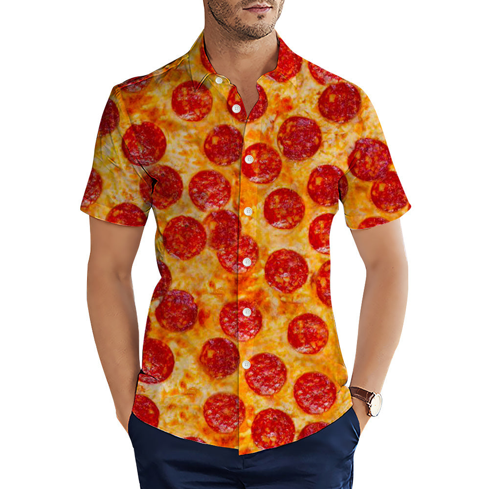 Digital Printed Men's Personalized Hawaiian Shirt