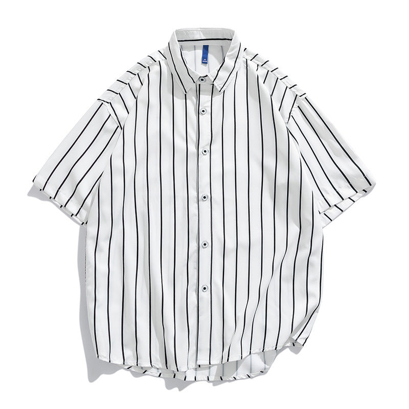 Japanese Shirt Hawaiian Stretch Short Sleeve