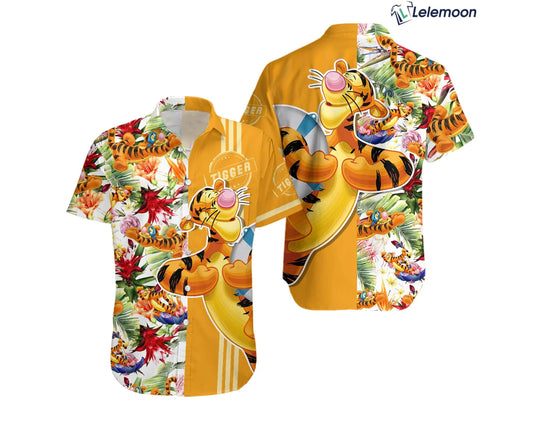 Winnie-the-Pooh Tigger Printed Funny Disney Hawaiian Shirt