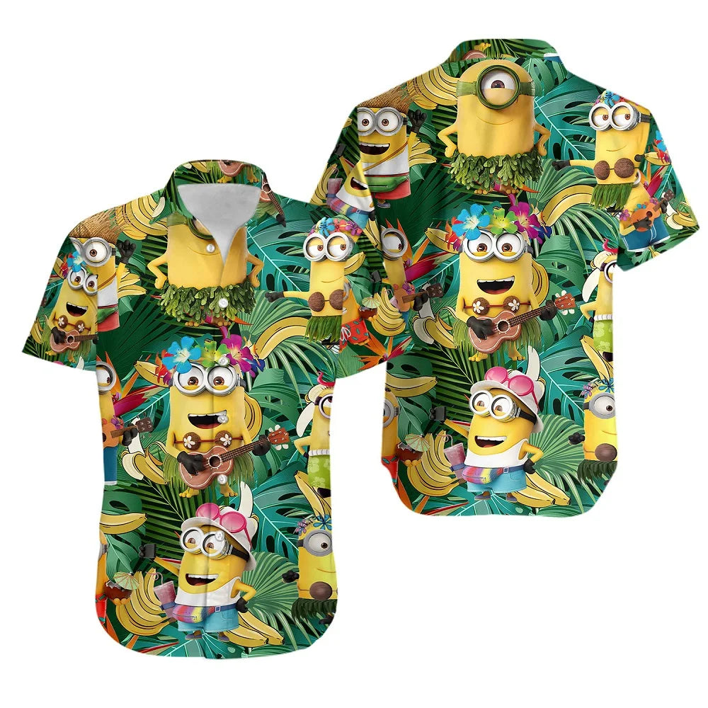 Cute Charmander Printed Fire Type Pokémon Hawaiian Shirt