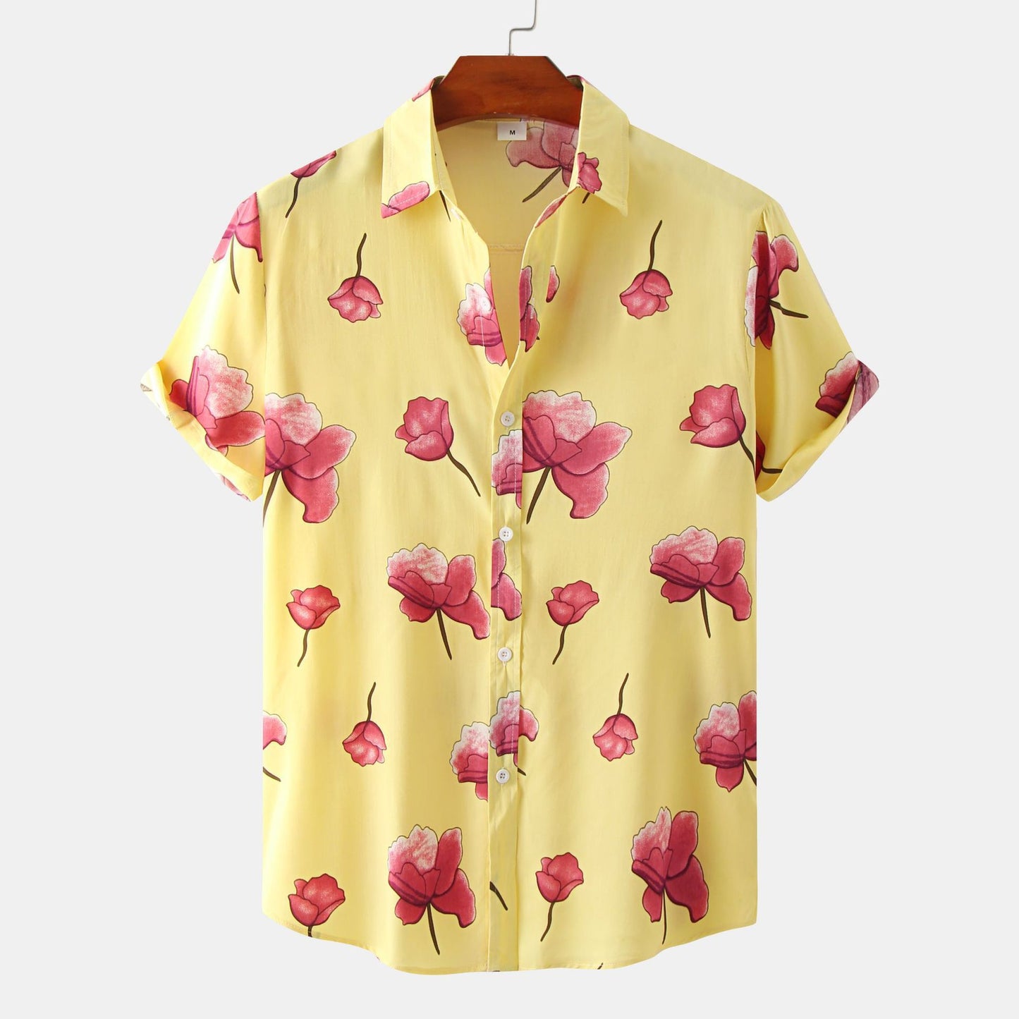 Short Sleeve Floral Shirt Men's Hawaiian