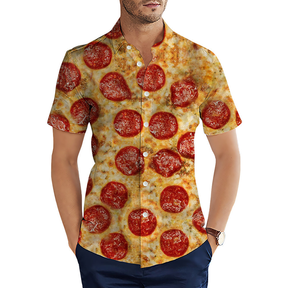 Digital Printed Men's Personalized Hawaiian Shirt