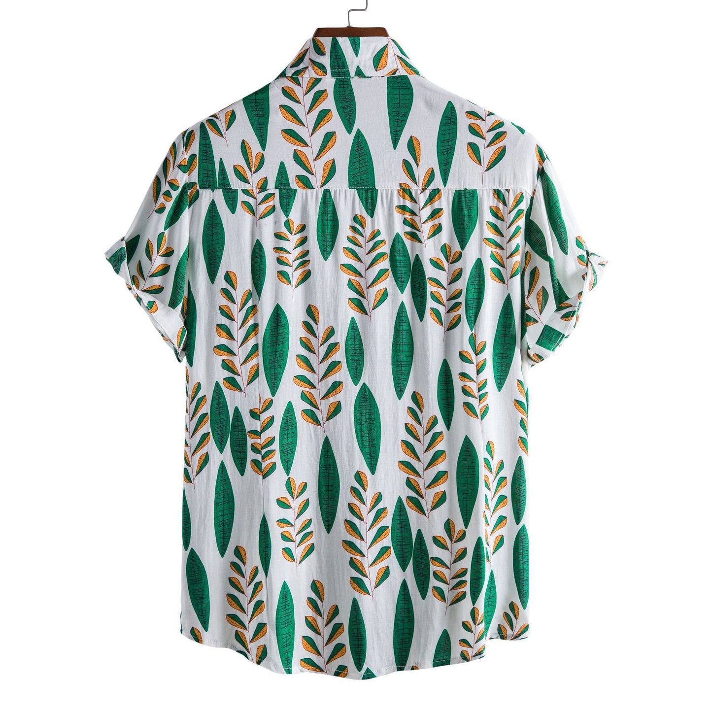 Fashion Shirt Creative Printing Pattern Lapel Shirt