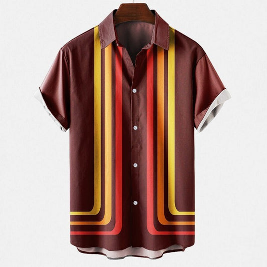 Men's Stylish Printed Hawaiian Shirt