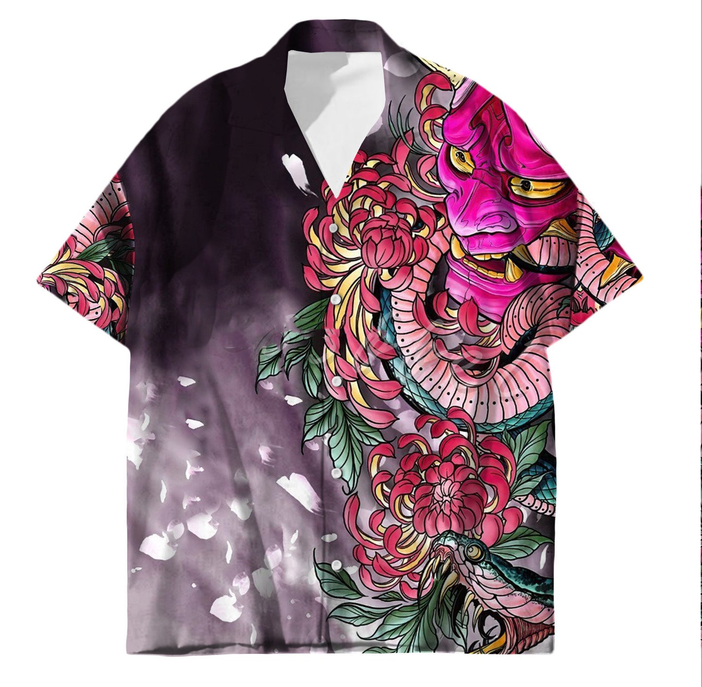 Men's Casual 3D Print Hawaiian Shirt