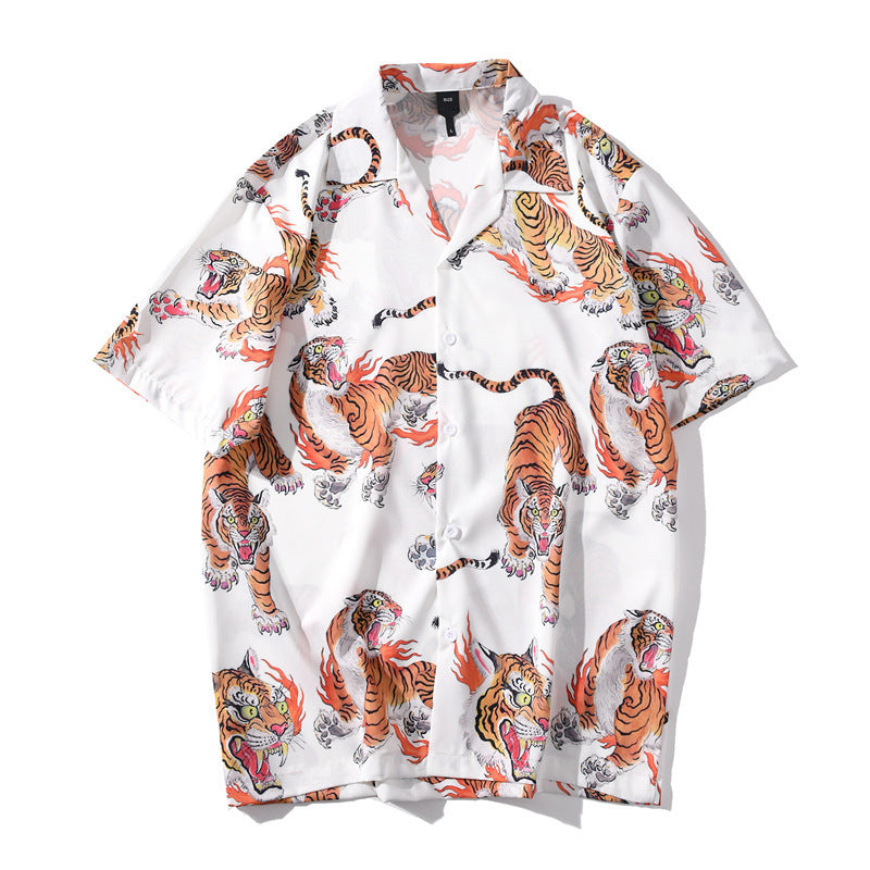 Short Sleeve Tropical Prints: Men's Hawaiian Shirt. Choose your perfect island look from our collection of casual Hawaiian shirts.