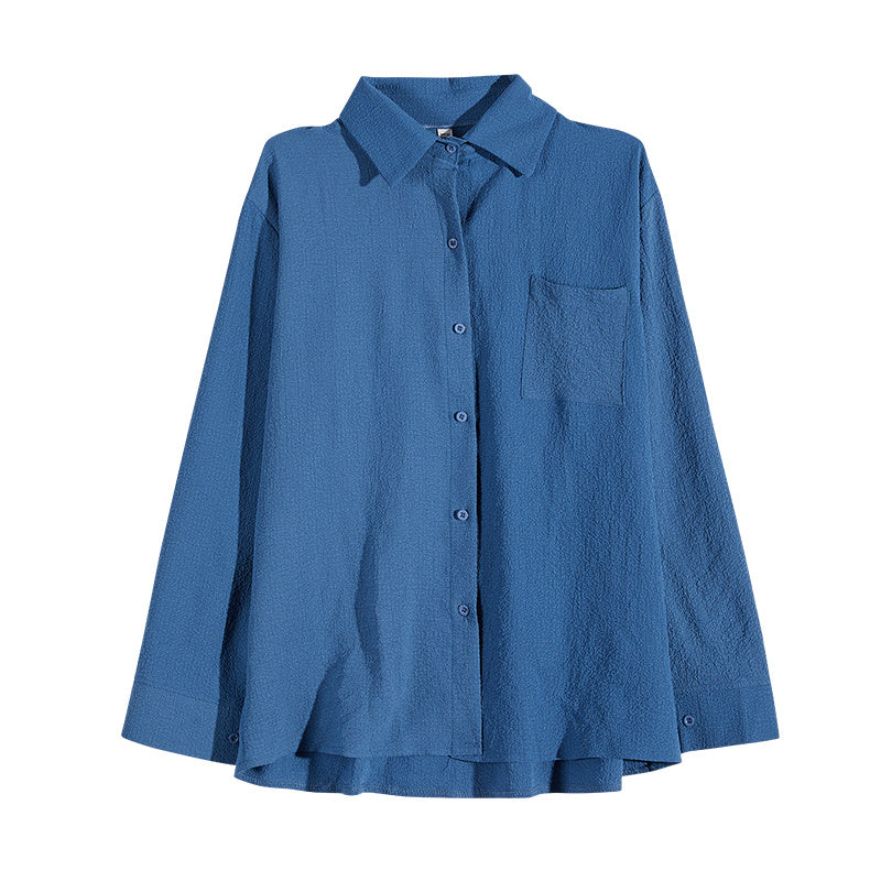 Comfy & Cool Coverage: Loose-fit beach shirt offers relaxed style in a timeless solid color.