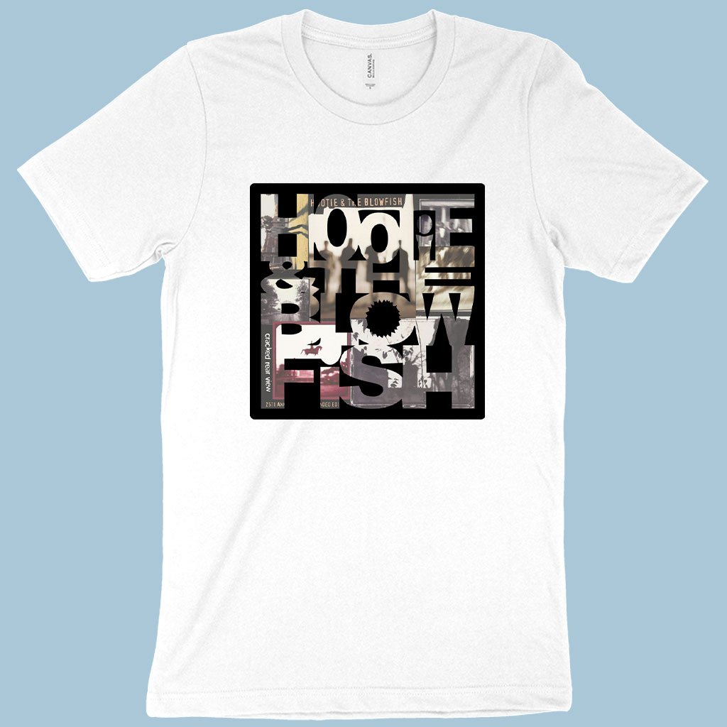 Men's hootie and the blowfish t shirt in white color 