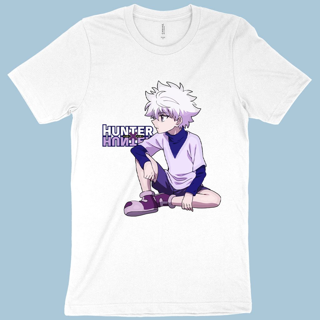 A product image of Hunter x Hunter t-shirt for boys, kids, men's and women's