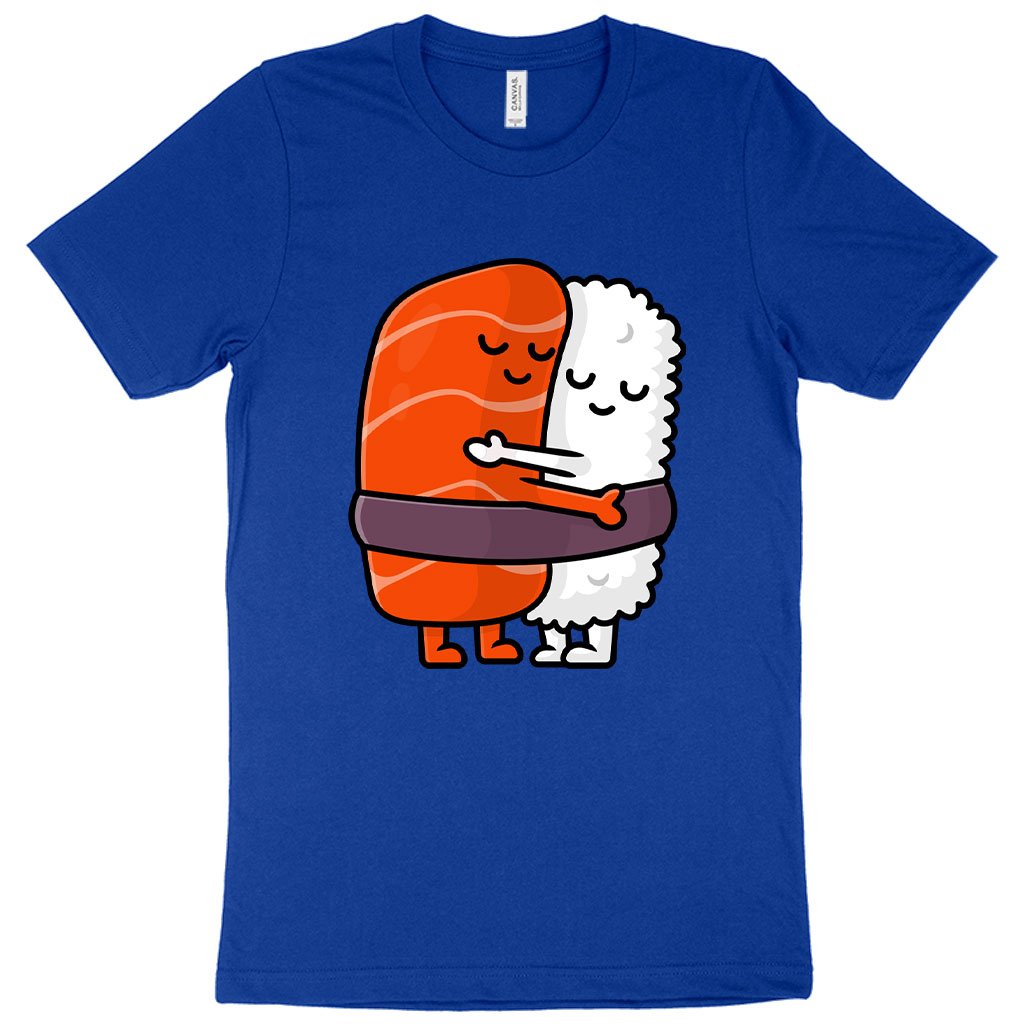 Funny blue color Sushi Hug T-Shirt