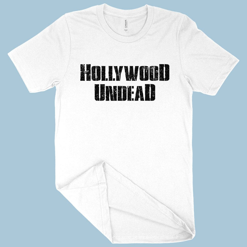 Hollywood Undead Music band white T-Shirt 