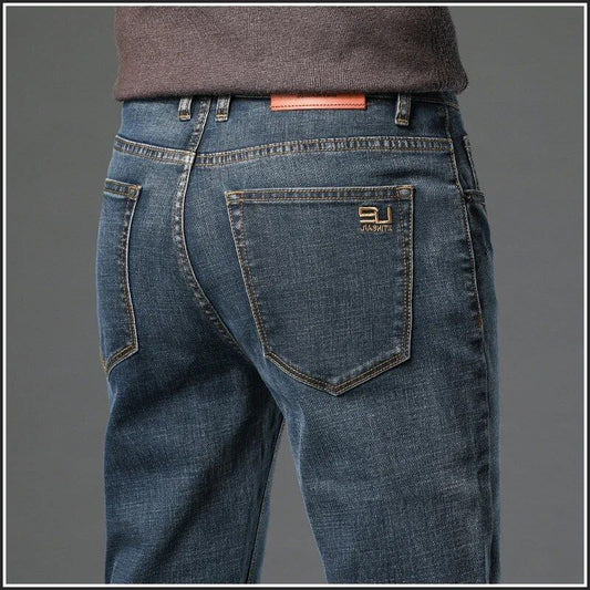 Men's Essential Flex Straight Jeans - Versatile Fit for All Seasons